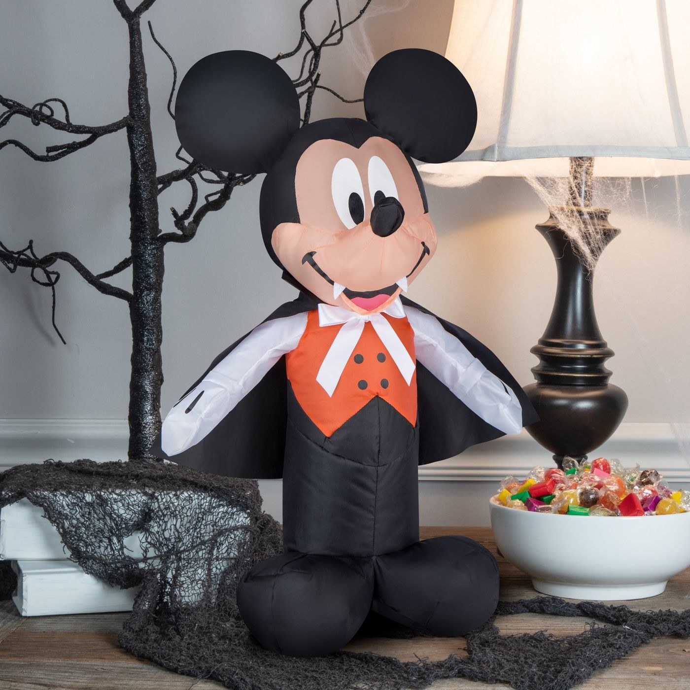 An inflatable mickey vampire