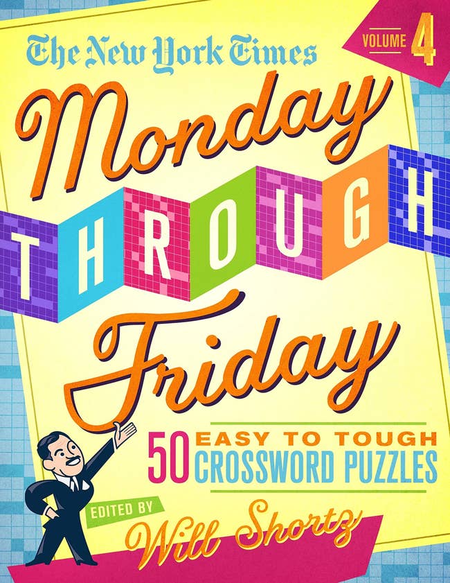 the cover of the crossword puzzles book