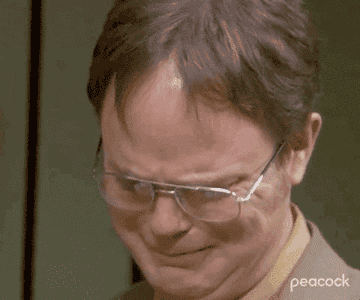 Dwight from The Office says &quot;thank you&quot; while getting choked up