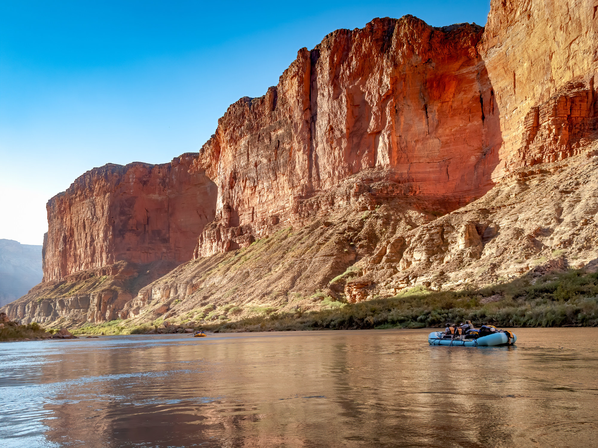Grand Canyon rafting on the Colorado River.