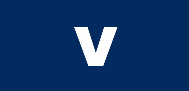 The letter V