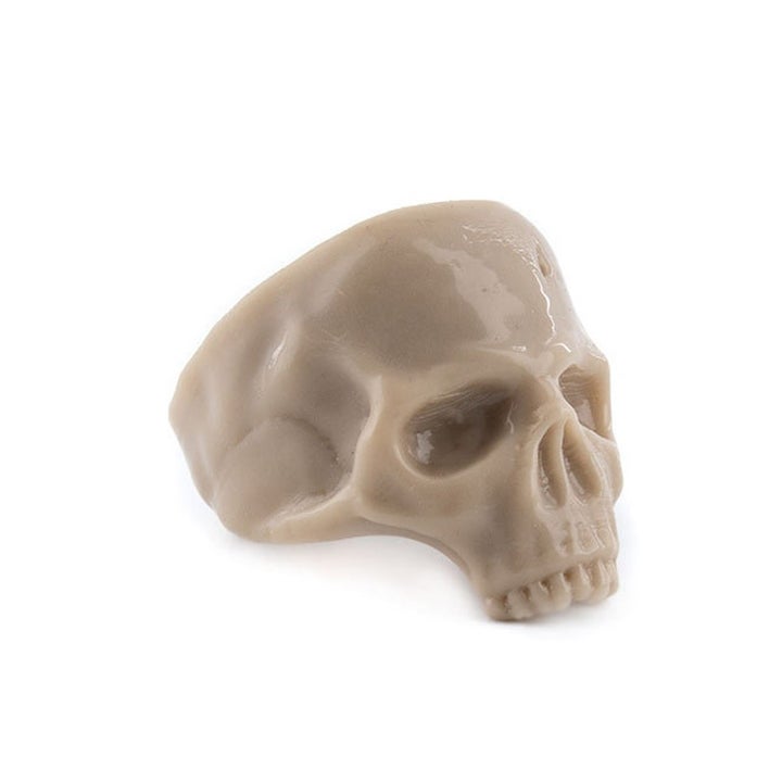 Off-white skull-shaped cock ring