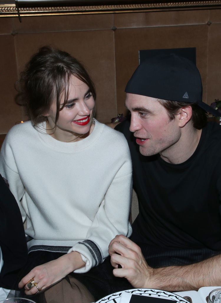 Suki Waterhouse and Robert Pattinson attend the Dior Perfume Dinner
