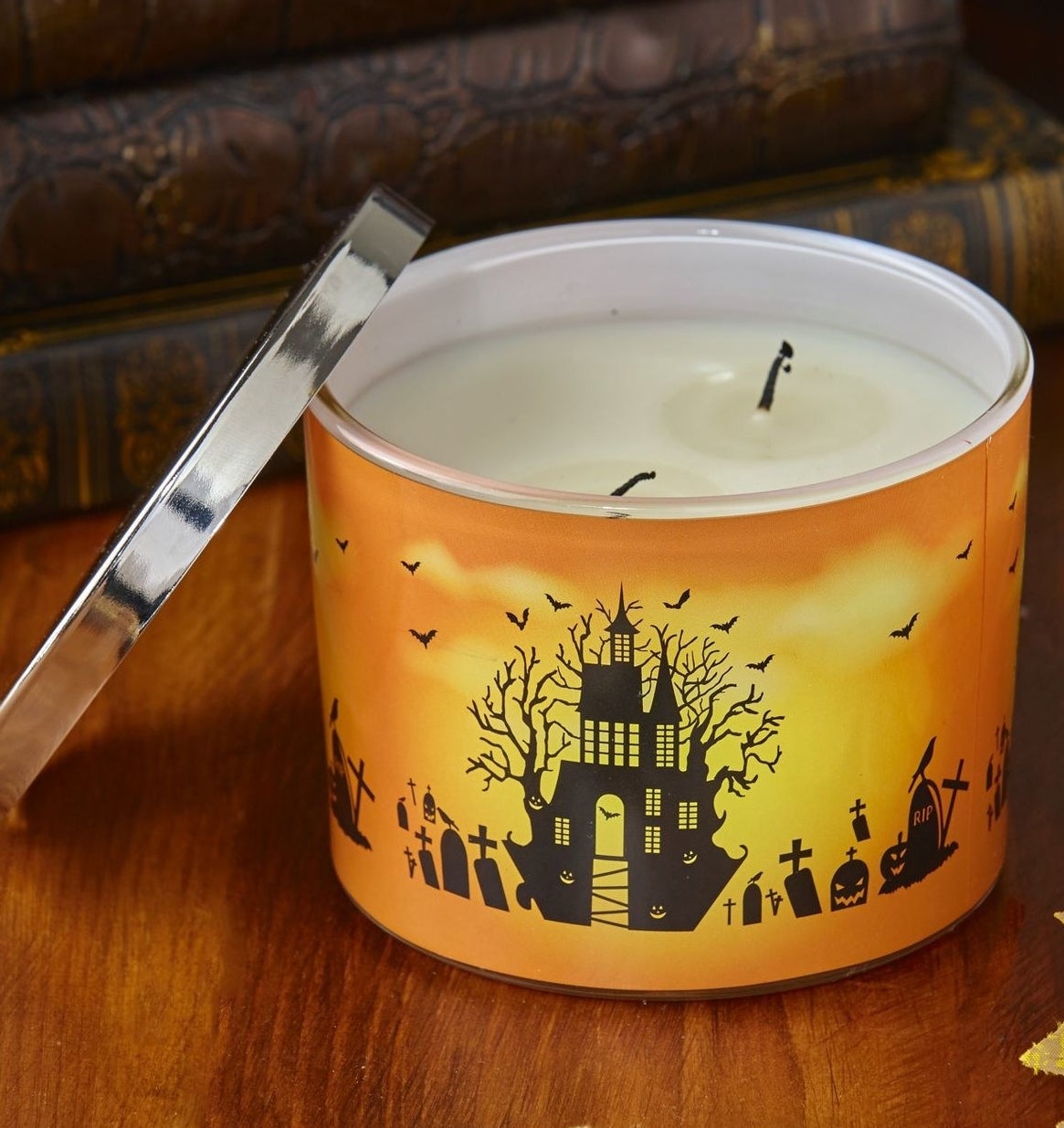 A halloween candle