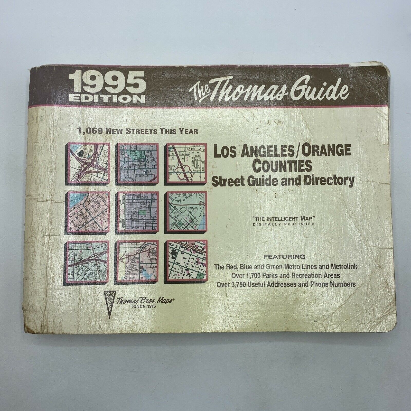 A 1995 Thomas Guide atlas for Los Angeles and Orange Counties