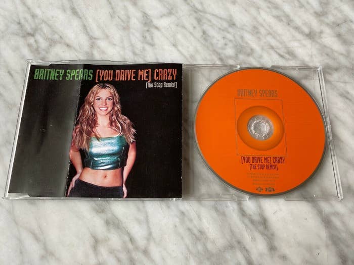 Opened CD import single for Britney Spears&#x27; &quot;You Drive Me Crazy&quot;