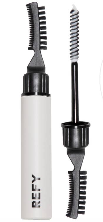 the applicator dipped in product