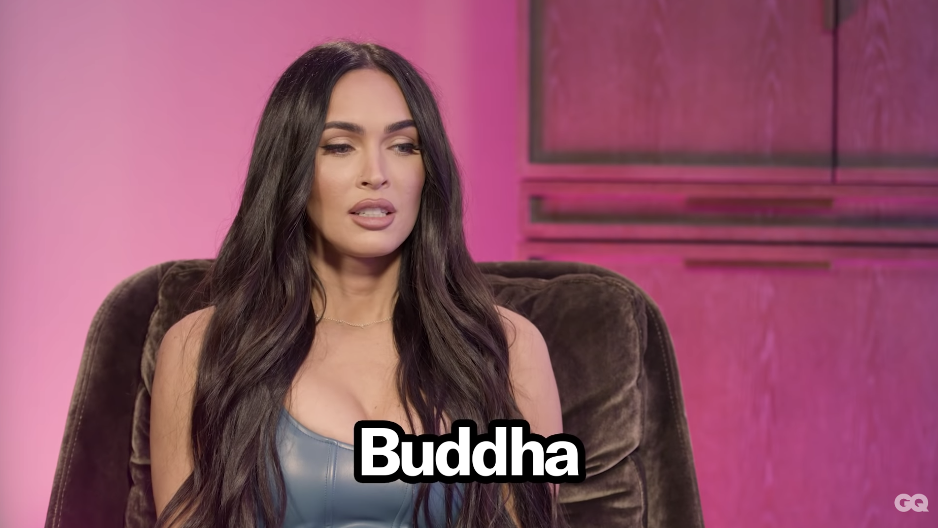 Megan Fox with the caption Buddha