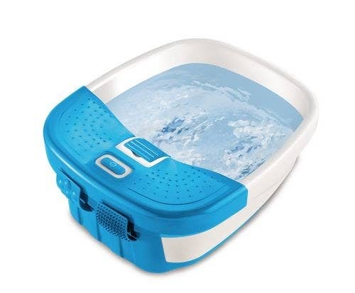 the foot spa with water in it