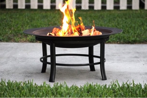 The fire pit.