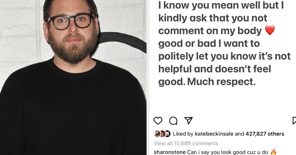 Jonah Hill Asks Fans Not To Post "Good Or Bad" Comments About His Body