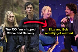 the lead actors from "The 100" secretly got married