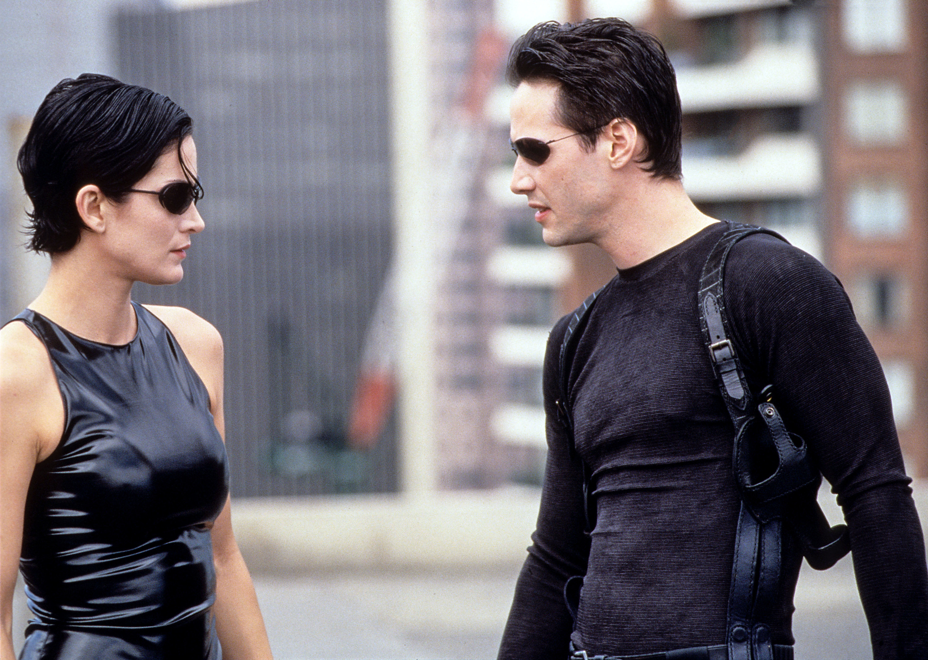 Trinity and Neo in the Matrix