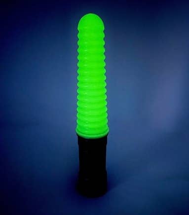 Green glow-in-the-dark lightsaber dildo