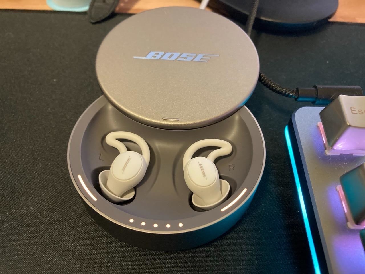 the earbuds in their cases