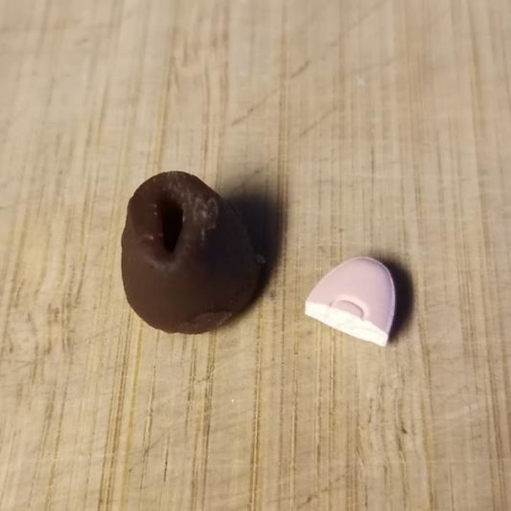 a pill next to a pill pocket