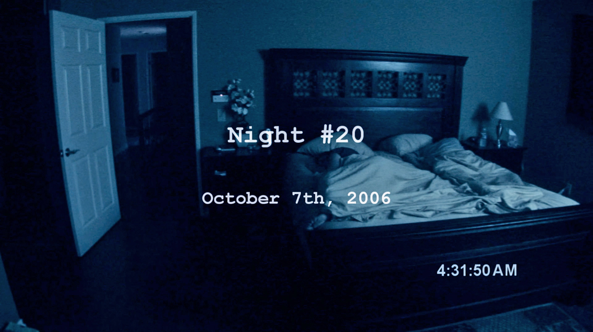 The beginning of a scene from the movie, labelled Night #20, Oct. 7th, 2006