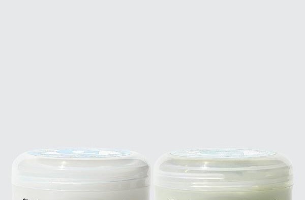 Two containers of the moisturizing moon mask and the mega greens galaxy pack