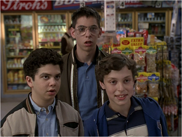Samm Levine, Martin Starr, and John Francis Daley as Neal, Bill, and Sam on Freaks and Geeks