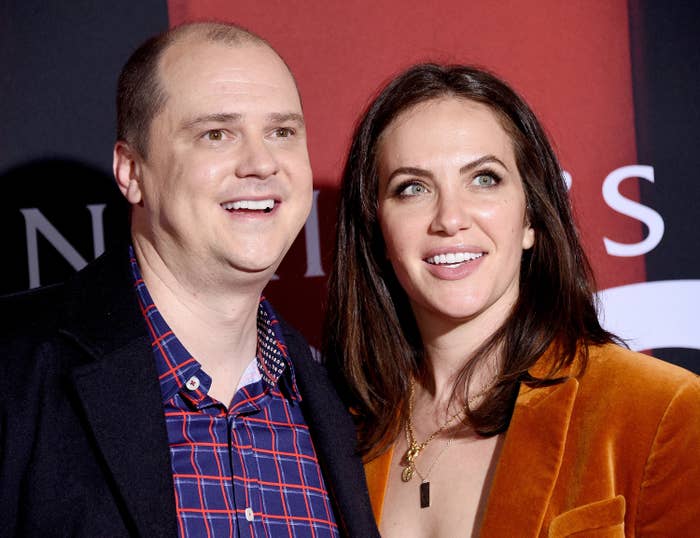 Mike Flanagan with Kate Siegel.