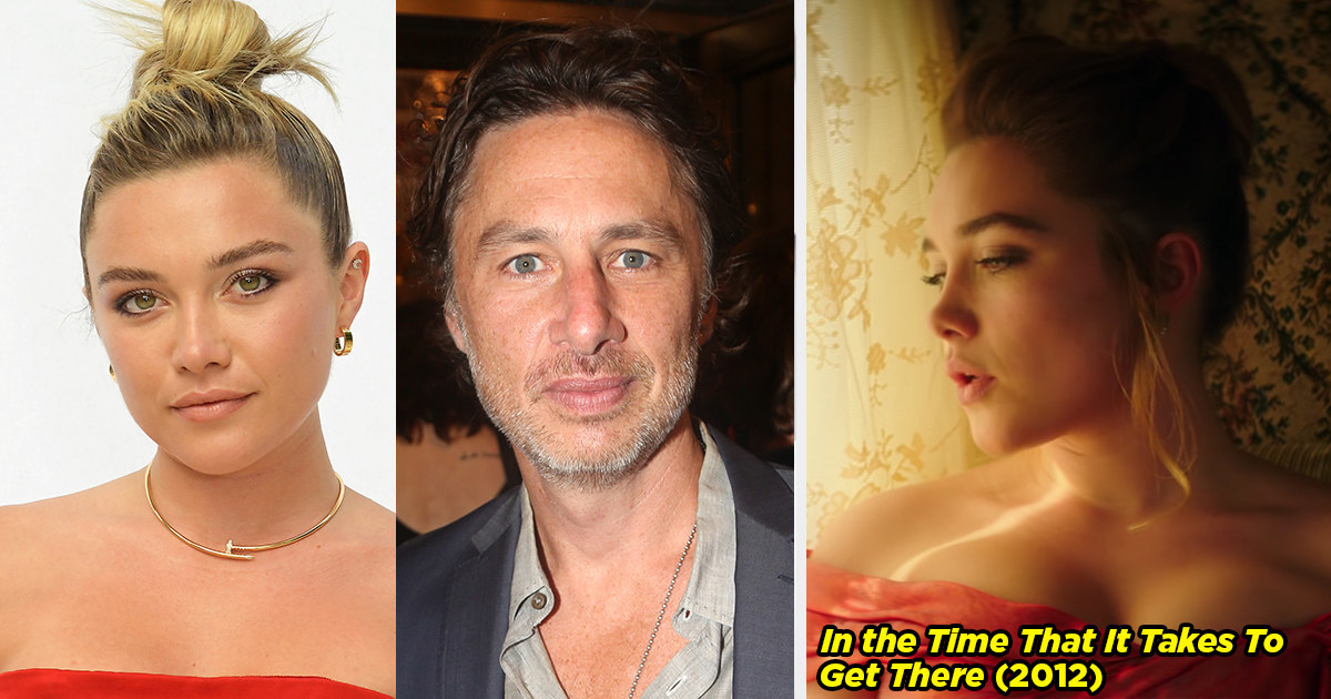 Florence Pugh and Zach Braff and Florence Pugh in &quot;In the Time It Takes To Get There&quot;