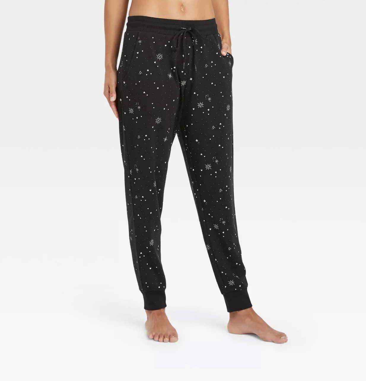 the star printed joggers