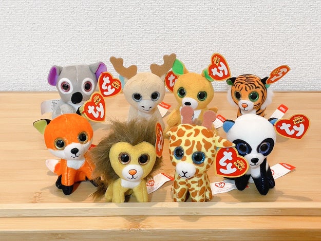 全種類集めたくなる マックのハッピーセット 動物ぬいぐるみ はギラギラおめめでむっちゃかわいいの