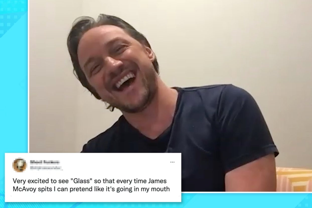 James McAvoy reading thirst tweets