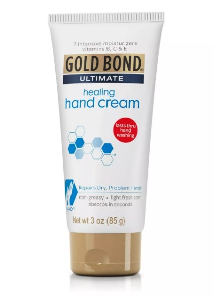 The tube of hand cream