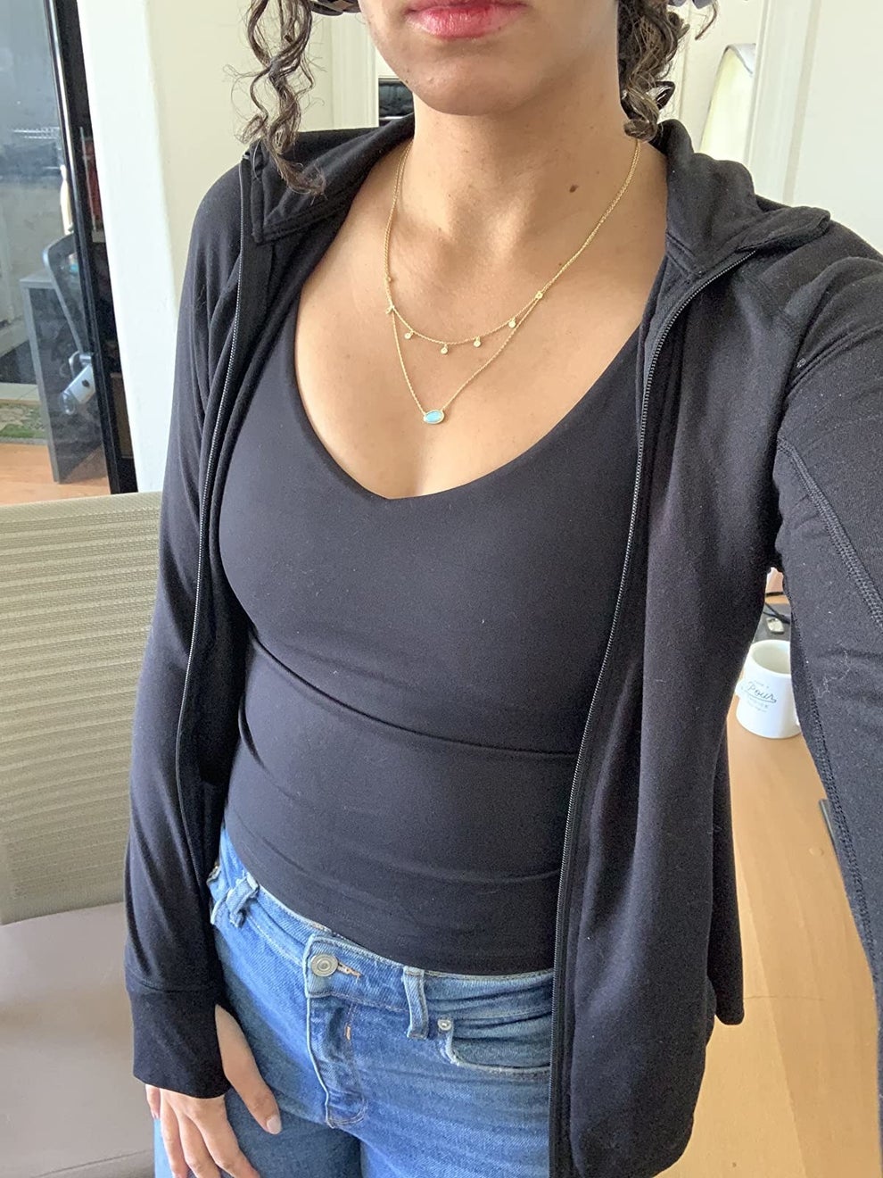 black crop tank top with dark jeans  Girly outfits, Fashion, Black crop  top tank