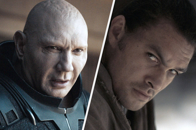 Dave Bautista and Jason Momoa in Dune