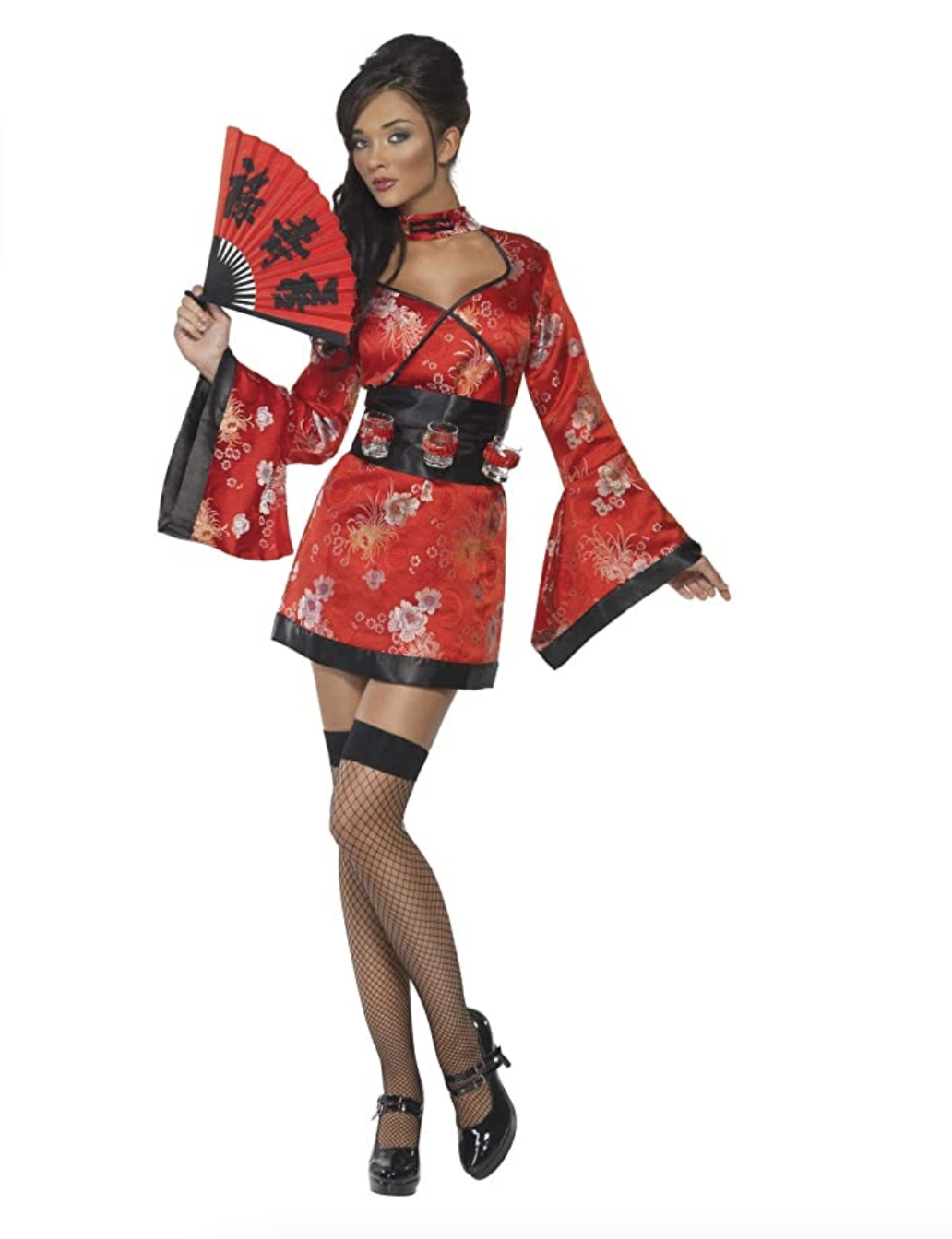 A woman dressed up in a kimono