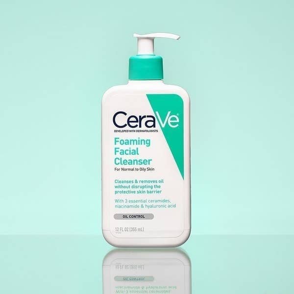 The CeraVe foaming face wash