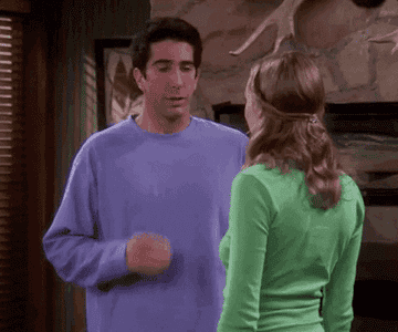 Ross asks a woman, &quot;do you wanna make out,&quot; as she shrugs her shoulders