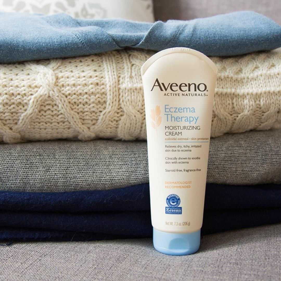 The Aveeno Eczema Therapy Daily Moisturizing Cream with Oatmeal