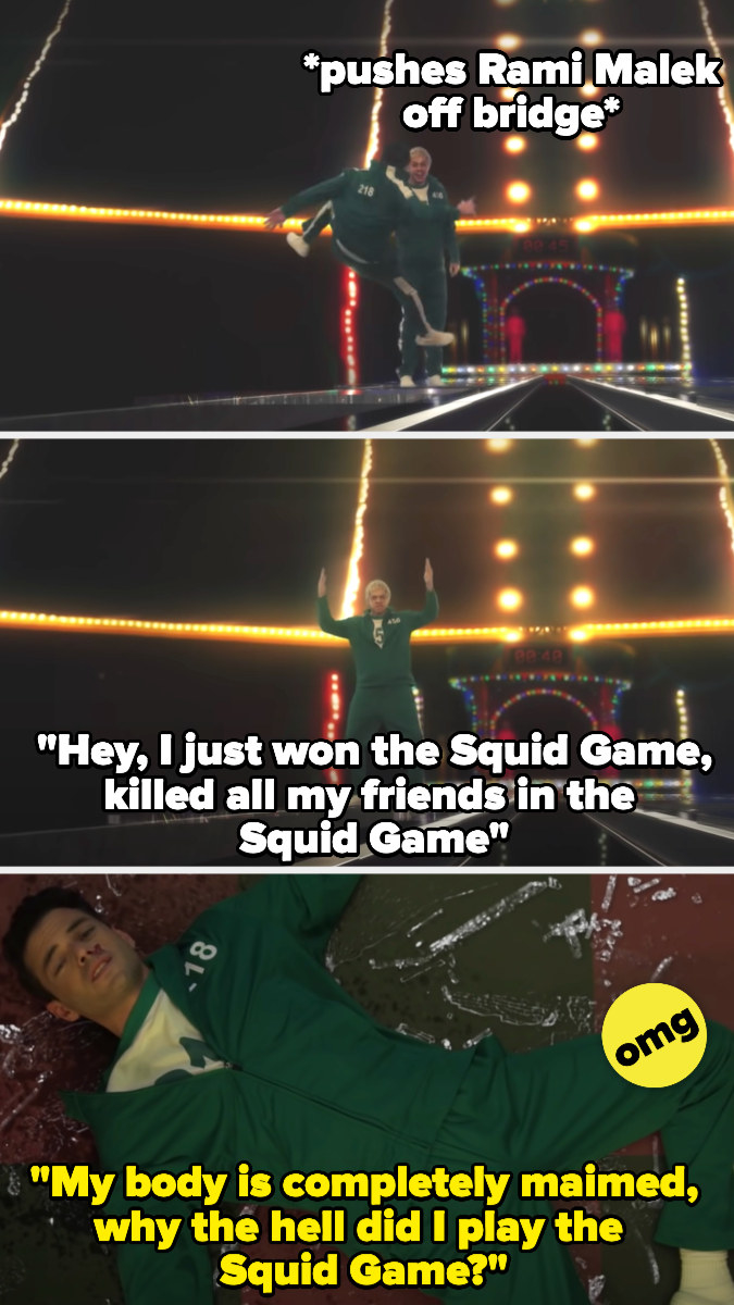 Squid game parody japan