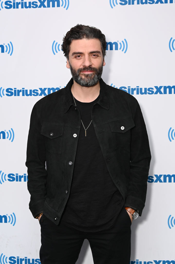 Oscar Isaac on SiriusXM red carpet