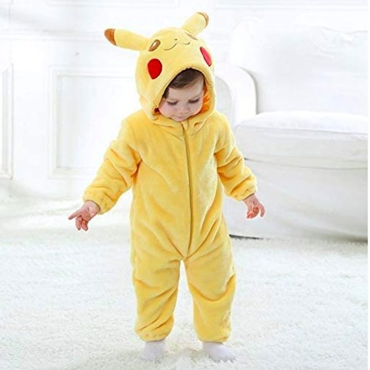 Child in Pikachu costume