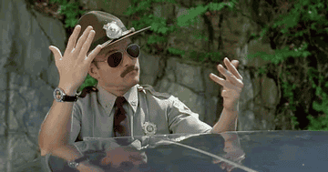 A sheriff in the movie &quot;Super Troopers.&quot;