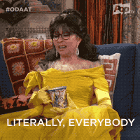Rita Moreno on One Day At A Time saying &quot;literally everybody&quot;