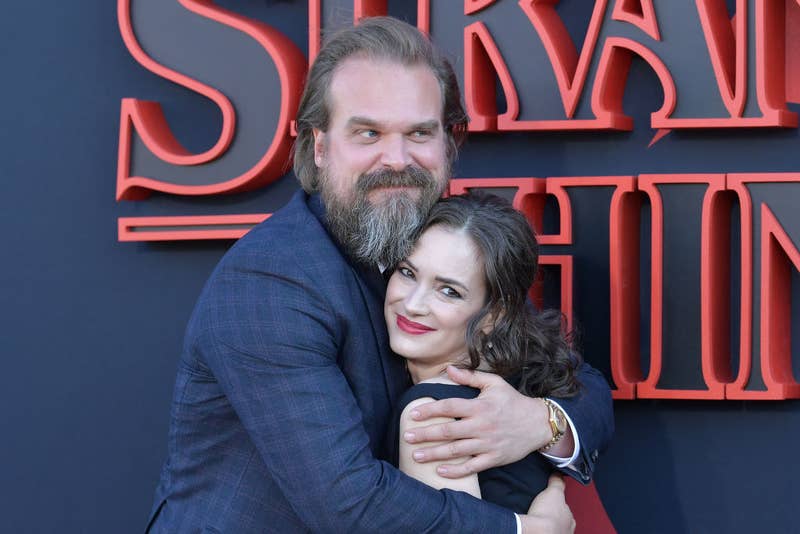 10. David Harbour admitted having a “high school crush” on his Stranger Things co-star Winona Ryder.