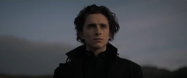 Paul staring into the distance in &quot;Dune&quot;