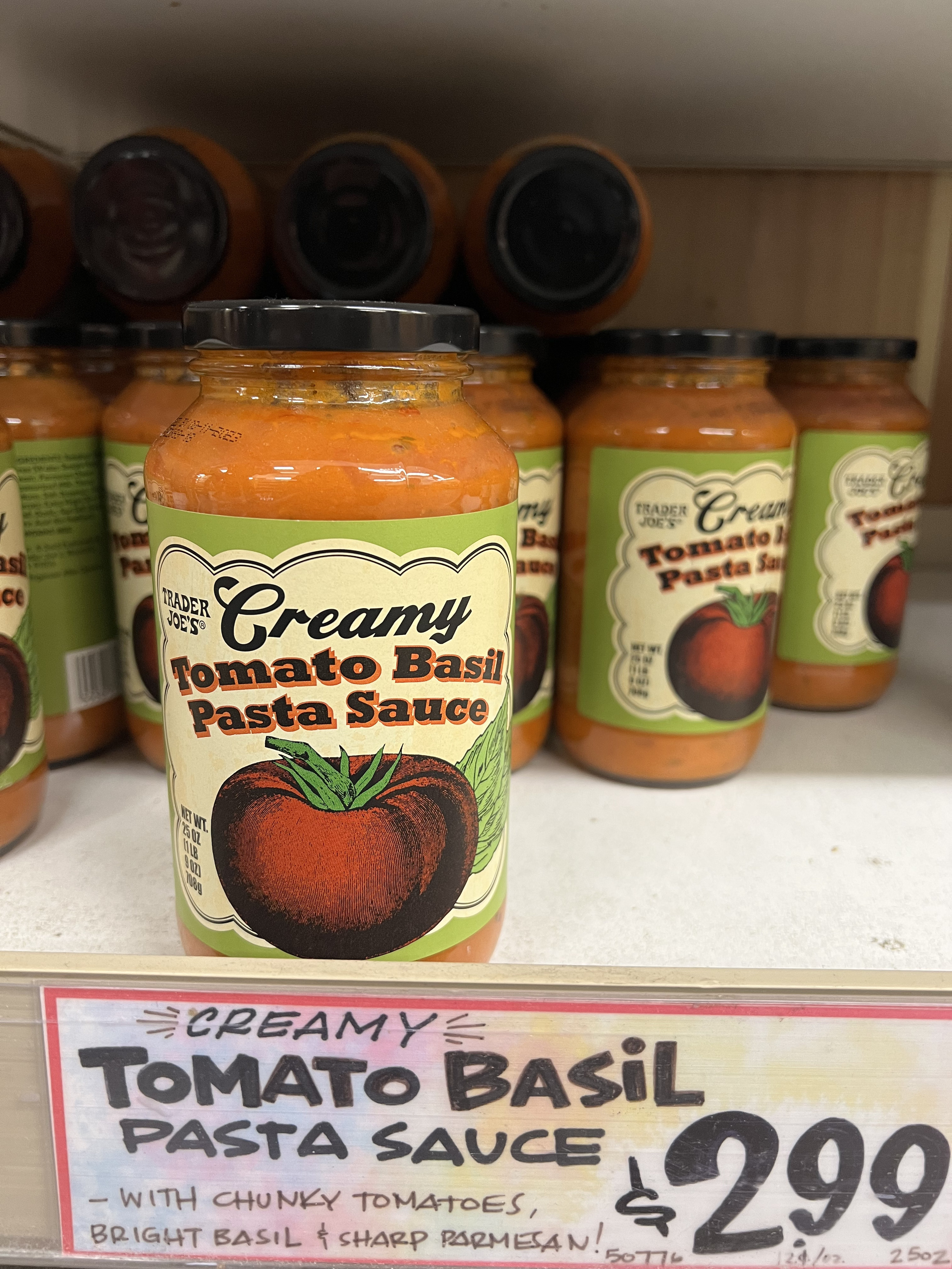 Creamy Tomato Basil Pasta Sauce