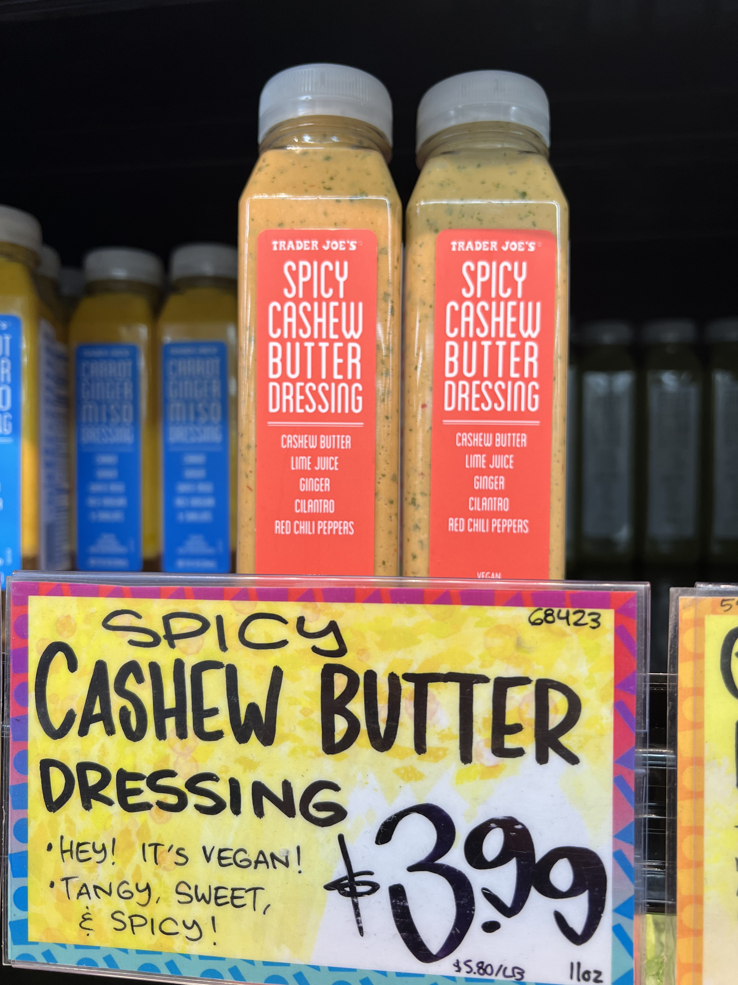 Spicy Cashew Butter Dressing