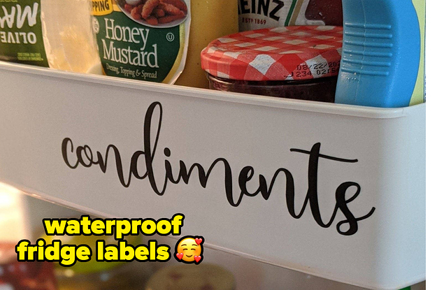 waterproof fridge label