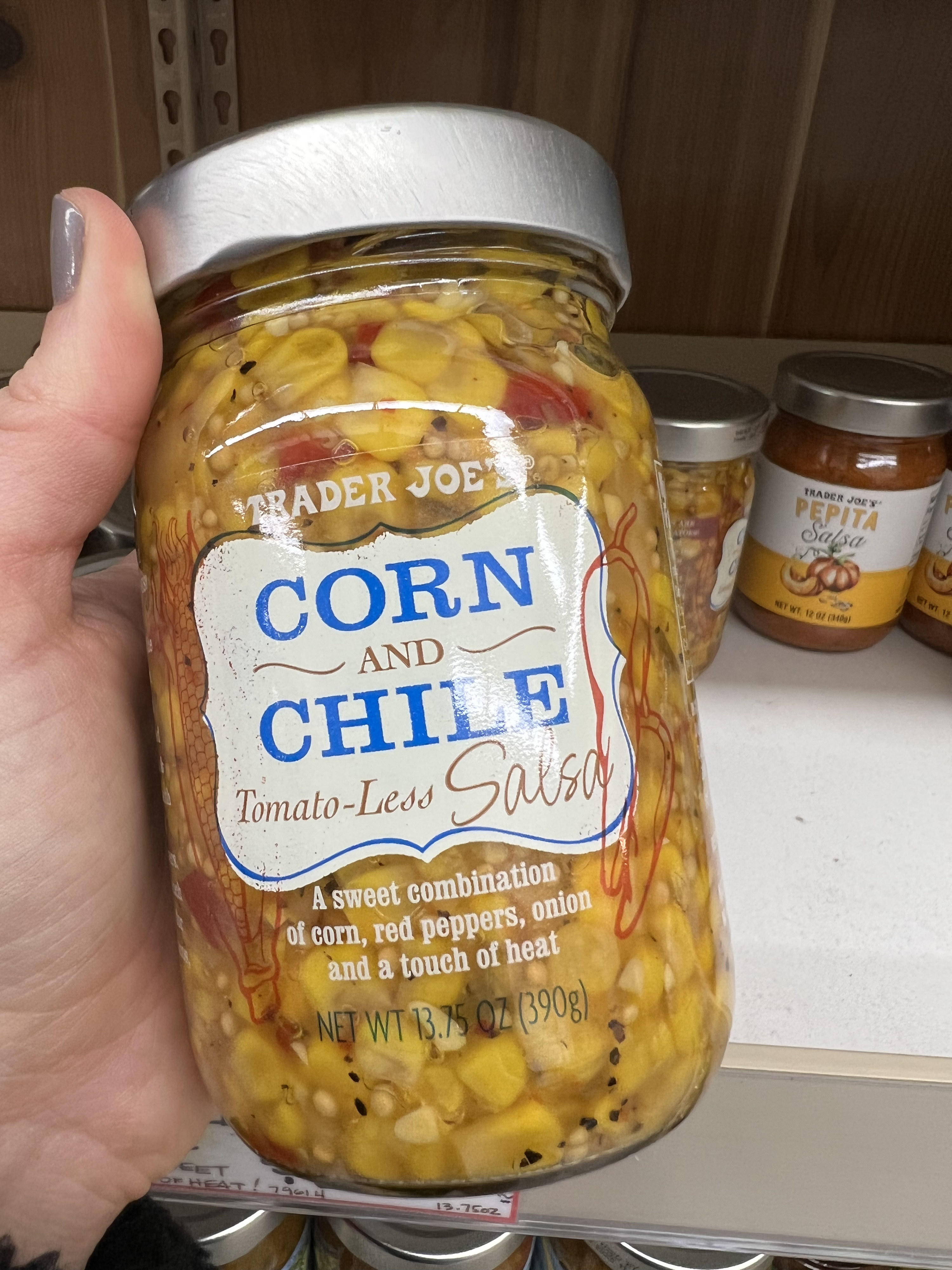 Corn and Chile Tomato-Less Salsa