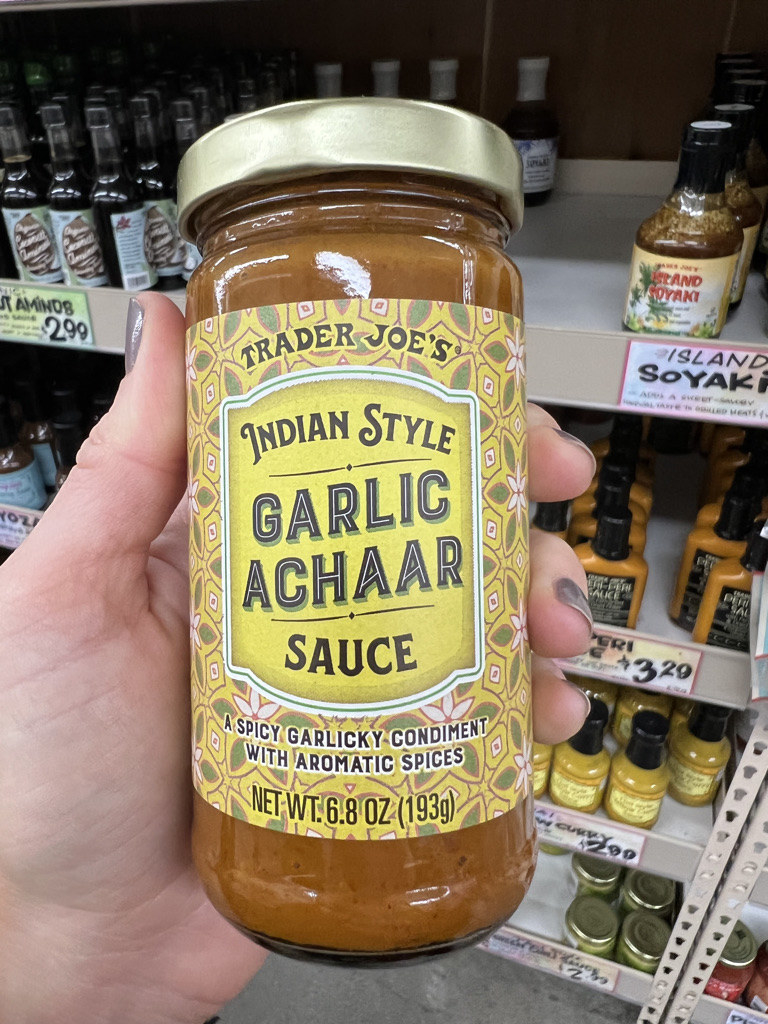 Indian-Style Garlic Achaar Sauce