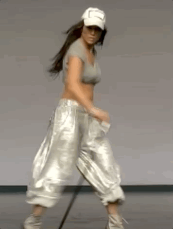 Jennifer Lopez dancing with a dance in the &quot;Get Right&quot; music video