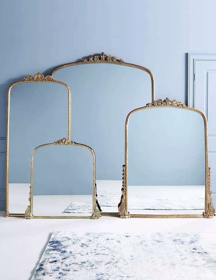 The lineup of different sizes of the Gleaming Primrose Mirror