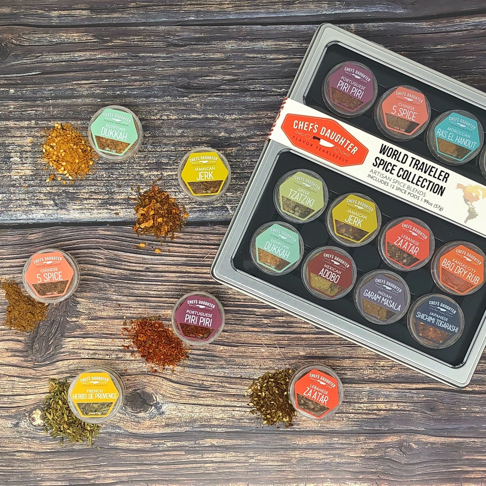 the World Traveler Spice Collection gift box